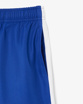 Pantalón corto de tenis estampado de tafetán diamantado