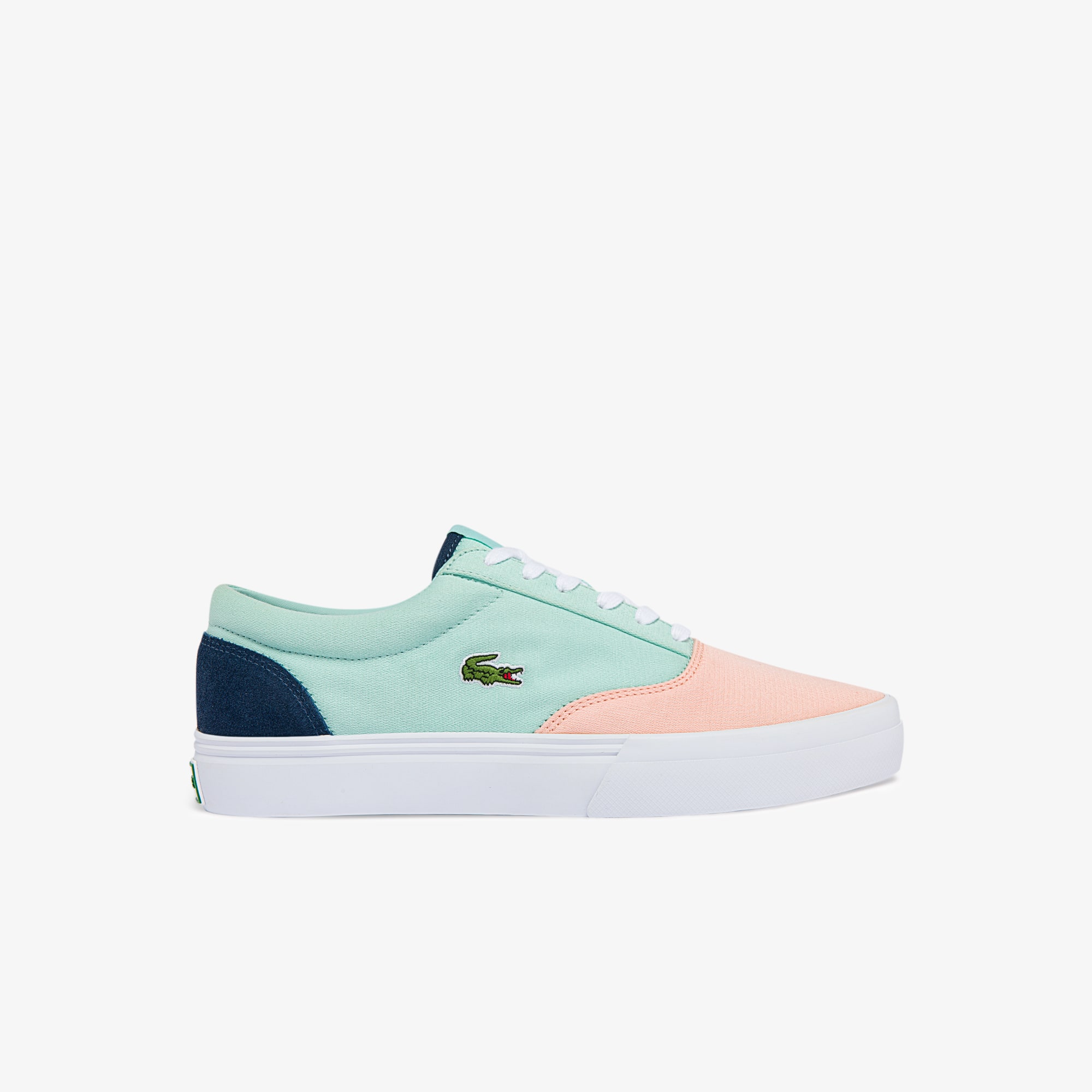 Zapatillas de hombre Jump Serve Lace en lona con detalles de color | LACOSTE
