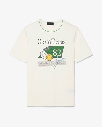 Camiseta con estampado de tenis Runway
