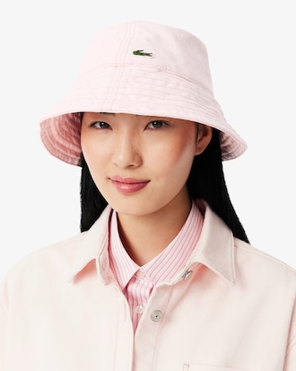 Gorro de pescador de sarga de algodón