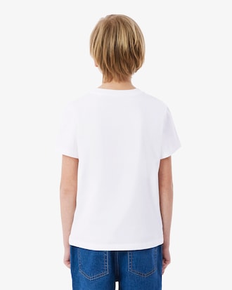 Camiseta de algod&oacute;n con estampado de cocodrilo