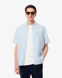 Camisa de lino de manga corta