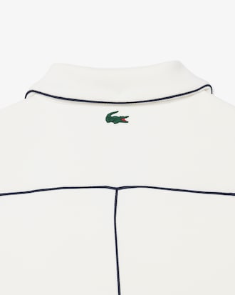 Sudadera de tenis retro con cremallera e insignia