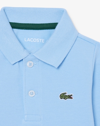 Body de manga larga de beb&eacute; de piqu&eacute;