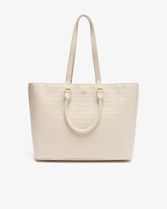 Bolso tote Maheki de piel estampada en relieve
