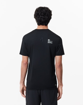 Camiseta deportiva de corte ajustado de punto jersey elástico