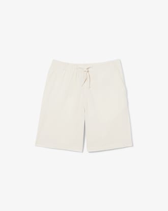 Pantal&oacute;n corto de seersucker de algod&oacute;n