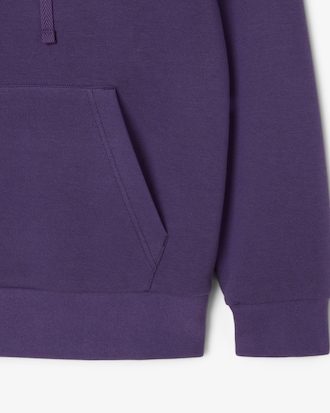 Sudadera con capucha de piqu&eacute;