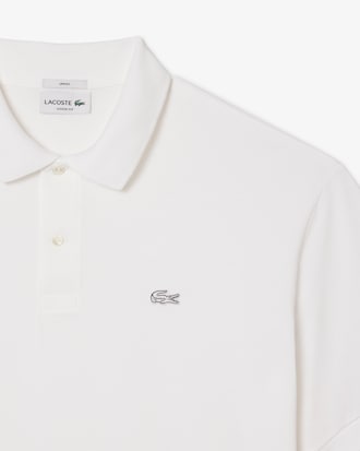Polo de piqué grueso de corte amplio