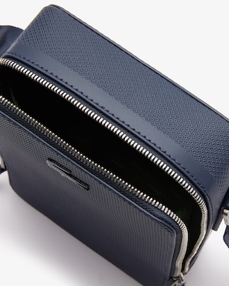 Bolso para llevar al hombro Chantaco de piel con efecto piqué