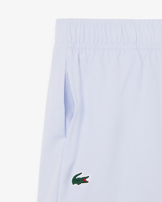 Pantal&oacute;n corto deportivo de tafet&aacute;n de rombos