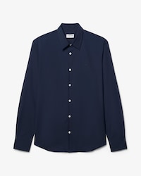 Camisa de popel&iacute;n el&aacute;stico de corte ajustado
