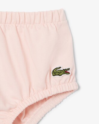 Conjunto de beb&eacute; de piqu&eacute; el&aacute;stico