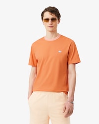 Camiseta de algod&oacute;n en bloques de color con corte cl&aacute;sico