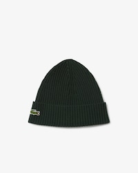 Gorro de canalé de lana cepillada