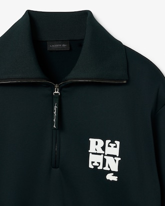 Sudadera de cuello alto con cremallera e insignia Runway