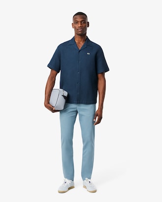 Pantalón chino slim fit de algodón elástico