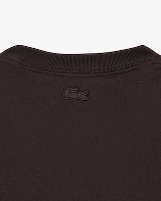 Camiseta gruesa de corte cl&aacute;sico e insignia en contraste
