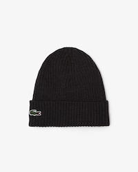 Gorro de canalé de lana cepillada