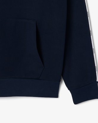 Sudadera de corte cl&aacute;sico de rayas con logotipo