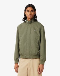 Chaqueta Harrington de sarga hidr&oacute;fuga