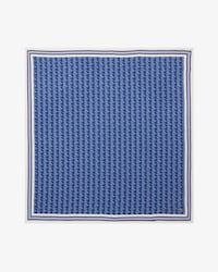 Fular con estampado de monograma