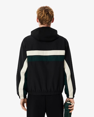 Chaqueta de chándal color block hidrófuga