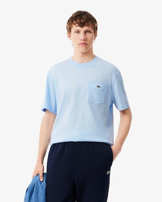 Camiseta de algod&oacute;n con bolsillo en el pecho