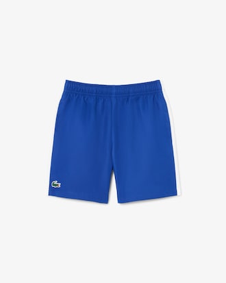 Pantalón corto de tenis estampado de tafetán diamantado