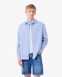 Camisa de corte regular de pinpoint con cuadros vichy