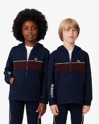 Sudadera con capucha y cremallera de felpa