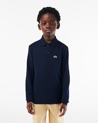 Polo de manga larga de petit piqué
