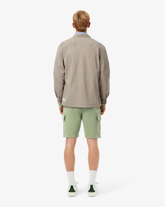 Pantal&oacute;n corto cargo de felpa de algod&oacute;n