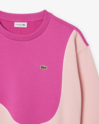 Sudadera de felpa con bloques de color