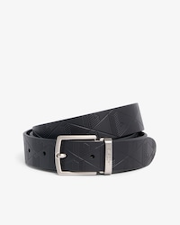 Estuche regalo de cintur&oacute;n de piel suave y 2 hebillas