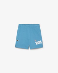 Pantal&oacute;n corto gr&aacute;fico de felpa