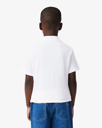 Polo de algod&oacute;n estampado