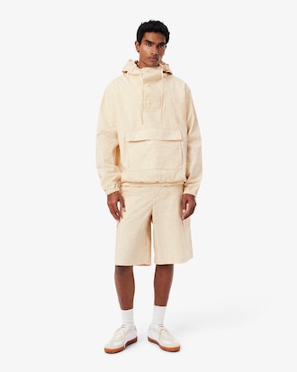 Bermudas cargo estampadas de corte recto