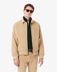 Cazadora tipo bomber acolchada de pana