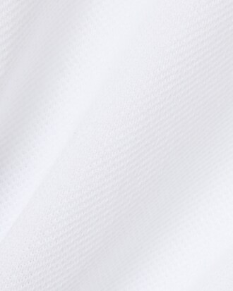 Polo de petit piqu&eacute; con cuello de rayas