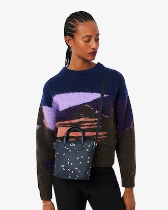 Bolso tote mini con cocodrilos