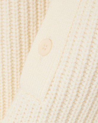 Jersey de cuello alto de punto arroz