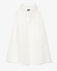 Parka tipo poncho estampada oversize Runway