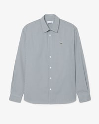 Camisa de corte regular de pinpoint con cuadros vichy