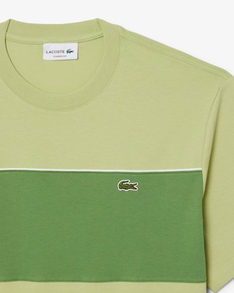 Camiseta de algod&oacute;n con bloques de color