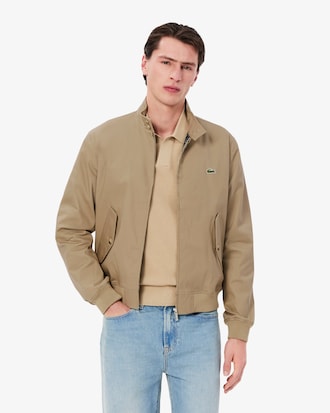 Chaqueta Harrington de sarga hidrófuga