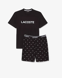 Pijama de algod&oacute;n con estampado de cocodrilos