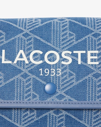 Bolso con solapa de jacquard Heritage
