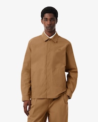 Sobrecamisa de sarga de mezcla de algod&oacute;n