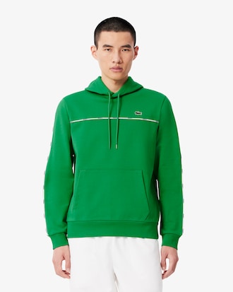 Sudadera de corte cl&aacute;sico de rayas con logotipo